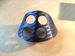 Steering wheel buttons holes cut.JPG