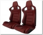 Car seat cover Car seat Red Leather Car